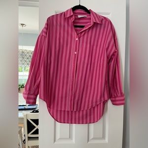 LMND Lemonade Small Long Sleeve Stripe Shirt and Shorts Set